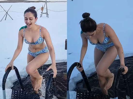 Hot Looks of Rakul in Bikini